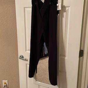 Black stretchy slacks